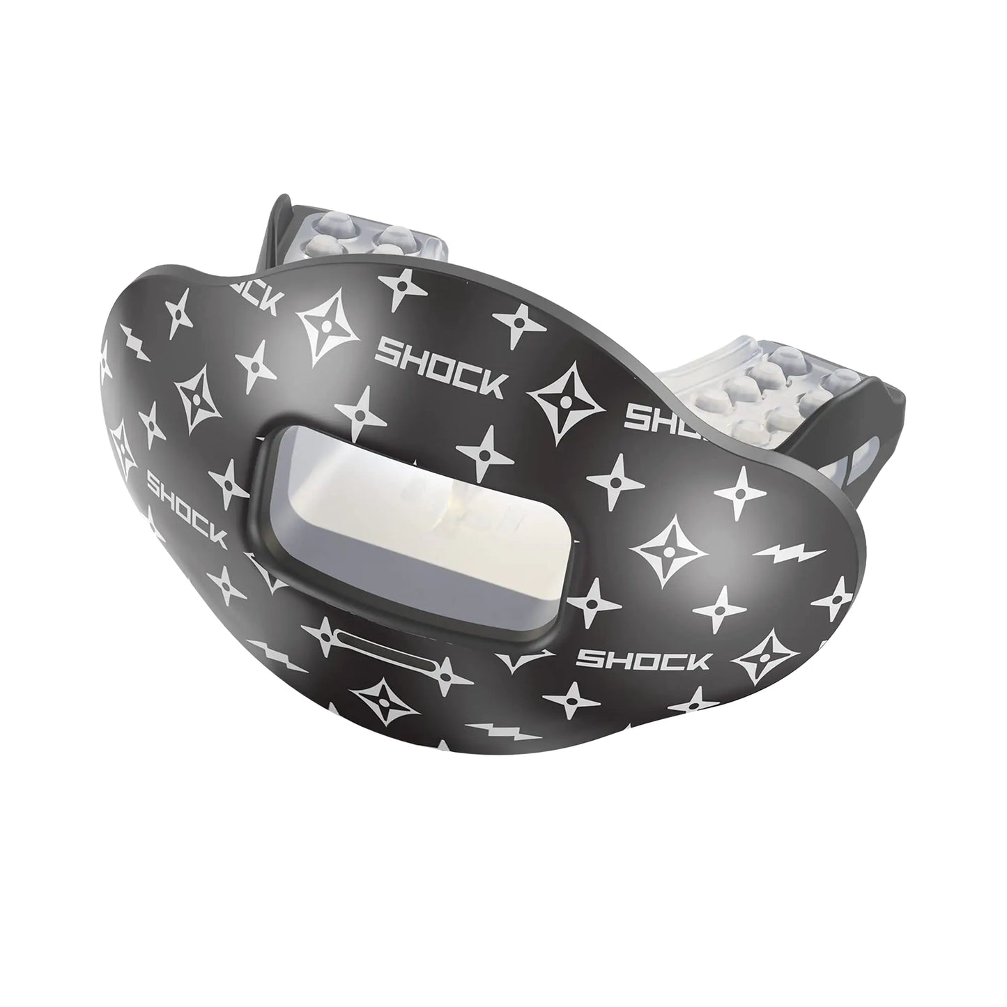 Shock Doctor Lip Guard Adult and Youth Mouth Guard Football with Strap Breathable Wide Opening Football Mouthpiece for Youth and Adults OSFA Shock Doctor Mouth Guards Max Airflow