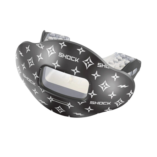 Shock Doctor Lip Guard Adult and Youth Mouth Guard Football with Strap Breathable Wide Opening Football Mouthpiece for Youth and Adults OSFA Shock Doctor Mouth Guards Max Airflow